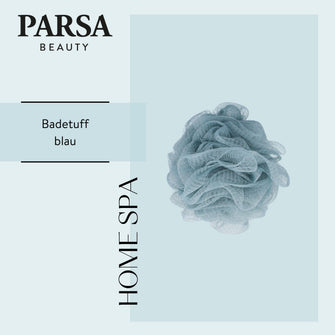 PARSA Beauty Wellness Badetuff Blau, Sanfte Reinigung & Vitalisierender Duschschaum
