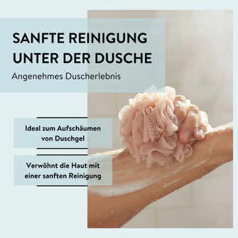 PARSA Beauty Wellness Badetuff Terracotta, Sanfte Reinigung & Wohltuender Duschschaum