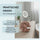 PARSA Beauty Wellness Badetuff Terracotta, Sanfte Reinigung & Wohltuender Duschschaum