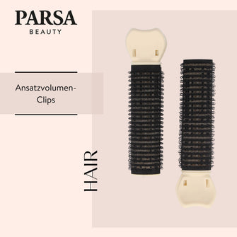 PARSA Beauty Essential Volumenclips, Sofortiges Ansatzvolumen & Fülle ohne Hitze