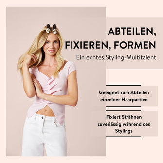 PARSA Beauty Essential Volumenclips, Sofortiges Ansatzvolumen & Fülle ohne Hitze
