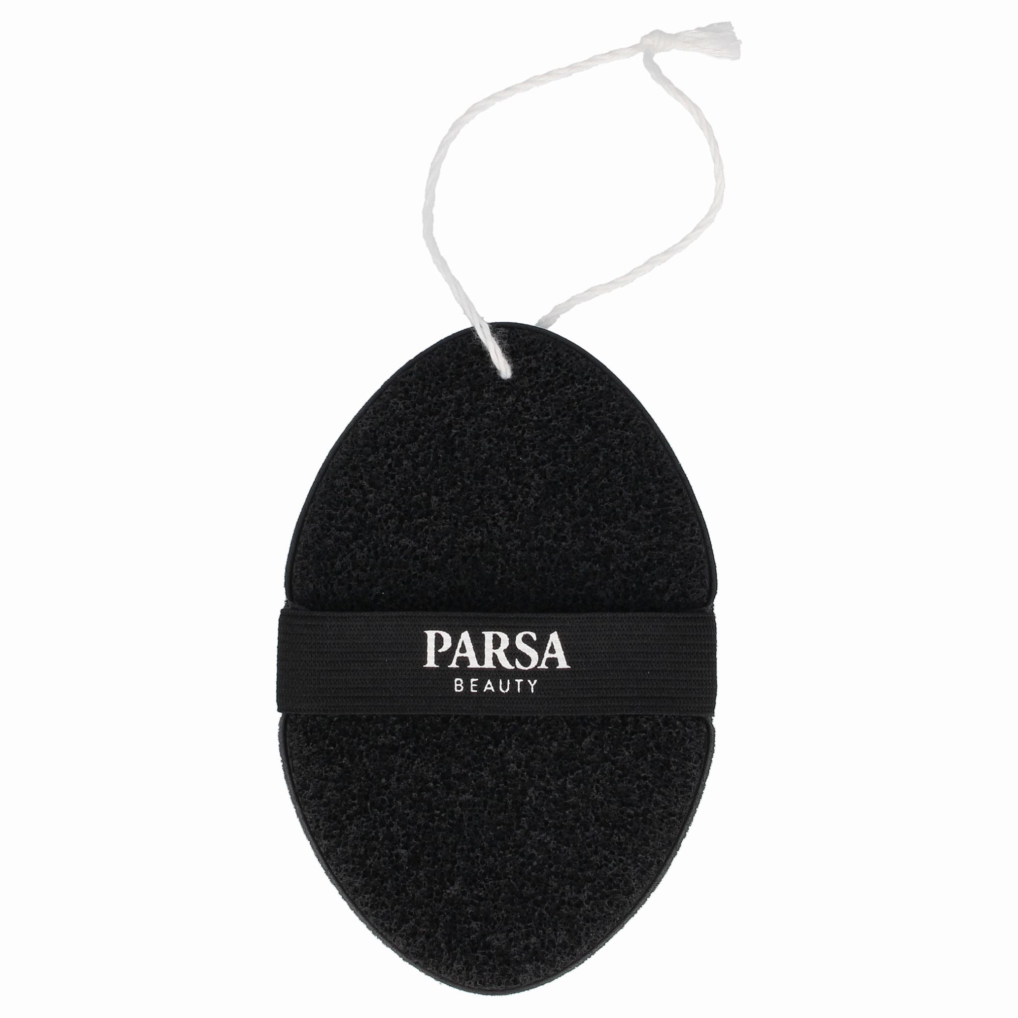 PARSA Beauty Wellness Schwamm Schwarz, sanfter Dusch- & Badeschwamm