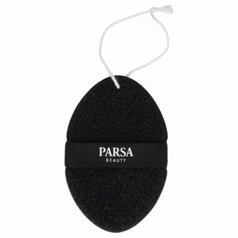 PARSA Beauty Wellness Schwamm Schwarz, sanfter Dusch- & Badeschwamm