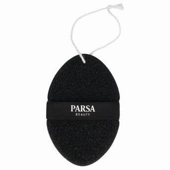 PARSA Beauty Wellness Schwamm Schwarz, sanfter Dusch- & Badeschwamm