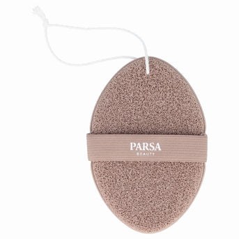 PARSA Beauty Wellness Schwamm Terracotta, sanfter Dusch- & Badeschwamm