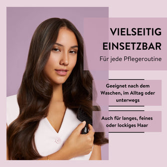 PARSA Beauty LOV.U Flexible Entwirrbürste, Sanftes Entknoten & Taschenformat