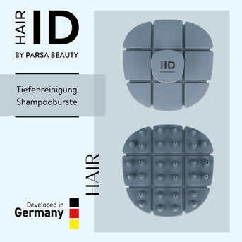 PARSA Beauty Hair ID Tiefenreinigungs-Shampoobürste, Aktivierung & Pflege mit Flex-Funktion