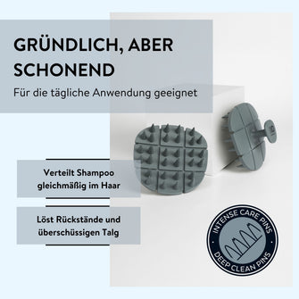 PARSA Beauty Hair ID Tiefenreinigungs-Shampoobürste, Aktivierung & Pflege mit Flex-Funktion