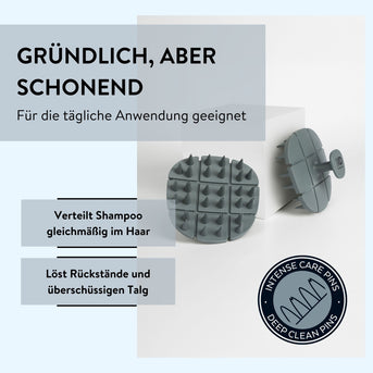 PARSA Beauty Hair ID Tiefenreinigungs-Shampoobürste, Aktivierung & Pflege mit Flex-Funktion