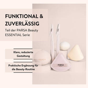 PARSA Beauty Essential Trimmer 8er-Set, Präzision für Augenbrauen & Dermaplaning