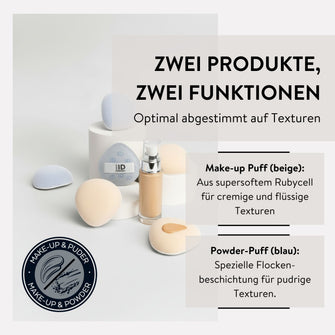 PARSA Beauty Skin ID Flawless Concealer Puff, Das 2-in-1 Tool für einen wachen Blick
