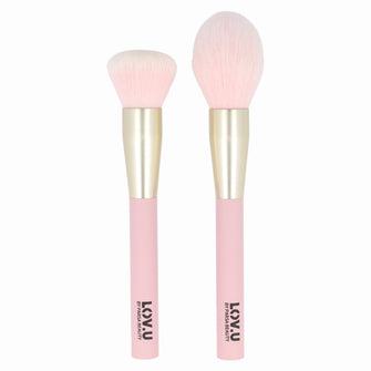 PARSA Beauty LOV.U Gesichtspinselset für Foundation, Puder & Rouge, 3-teilig