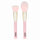 PARSA Beauty LOV.U Gesichtspinselset für Foundation, Puder & Rouge, 3-teilig