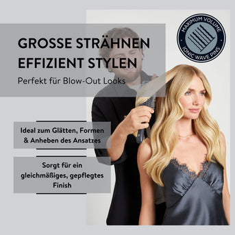 PARSA Beauty Hair ID Control & Volume Rundbürste 55 mm, Ultimatives Volumen für langes Haar