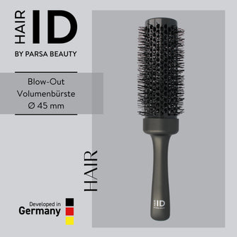 PARSA Beauty Hair ID Control & Volume Rundbürste 45 mm, XXL-Volumen & Keramik-Glanz