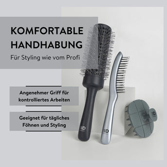 PARSA Beauty Hair ID Control & Volume Rundbürste 45 mm, XXL-Volumen & Keramik-Glanz