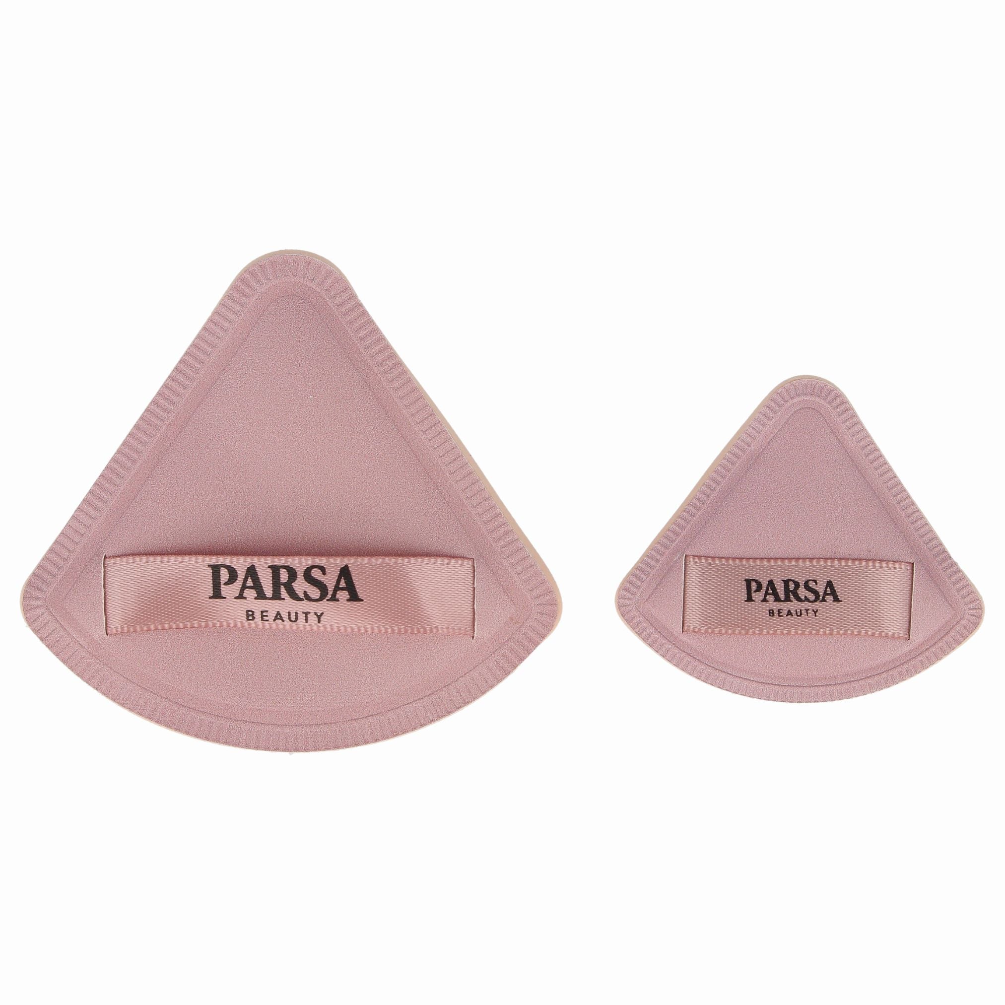 PARSA Beauty Essential Make-up Air Puff Duo Set, 2er-Set mit Aufbewahrungstasche