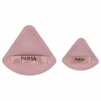 PARSA Beauty Essential Make-up Air Puff Duo Set, 2er-Set mit Aufbewahrungstasche