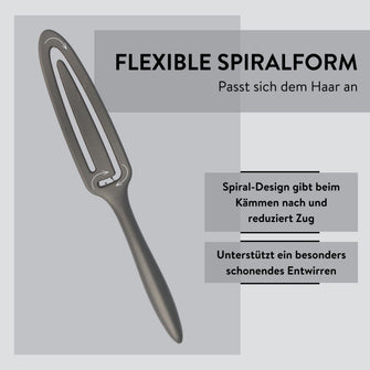 PARSA Beauty Hair ID Seidenglanz Spiralkamm mit Seidenprotein & Naturborsten