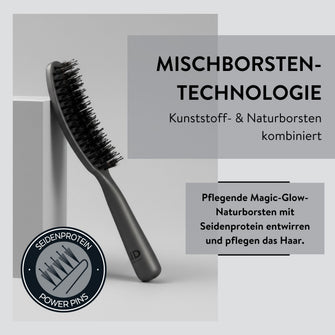 PARSA Beauty Hair ID Seidenglanz Spiralkamm mit Seidenprotein & Naturborsten