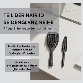 PARSA Beauty Hair ID Seidenglanz Spiralkamm mit Seidenprotein & Naturborsten
