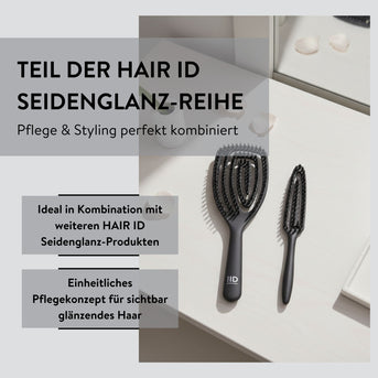 PARSA Beauty Hair ID Seidenglanz Spiralkamm mit Seidenprotein & Naturborsten