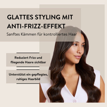 PARSA Beauty Hair ID Anti-Frizz Sleek Kamm mit Naturborsten für Glanz-Looks