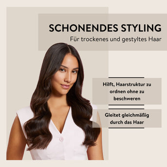 PARSA Beauty Hair ID Anti-Frizz Sleek Kamm mit Naturborsten für Glanz-Looks