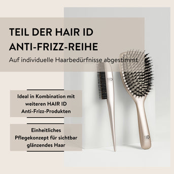 PARSA Beauty Hair ID Anti-Frizz Sleek Kamm mit Naturborsten für Glanz-Looks