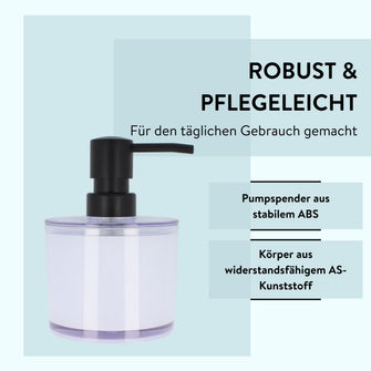 PARSA Beauty Wellness Seifenspender Weiß mit schwebendem Sockel-Design