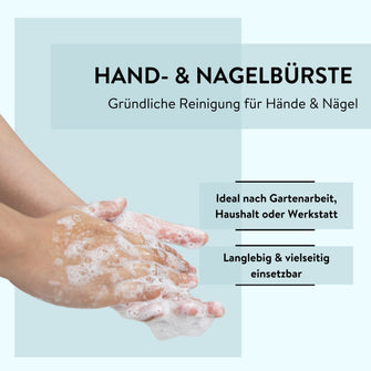 Gründliche Reinigung der Hände nach Garten, Haushalt oder Werkstatt