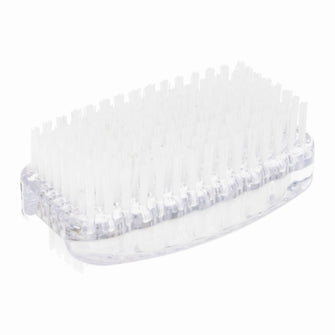 PARSA Beauty Nagelbürste breit transparent – doppelseitig & hygienisch