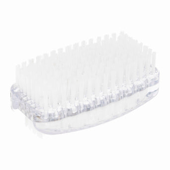 PARSA Beauty Nagelbürste breit transparent – doppelseitig & hygienisch