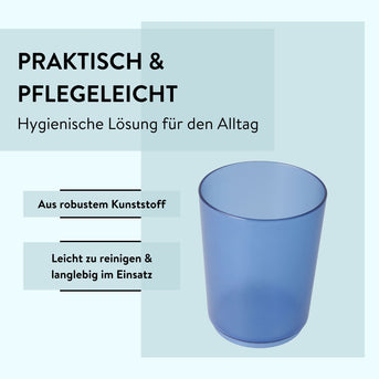 PARSA Beauty Mundbecher Flair Badaccessoire Zahnpflege Becher Premium Design