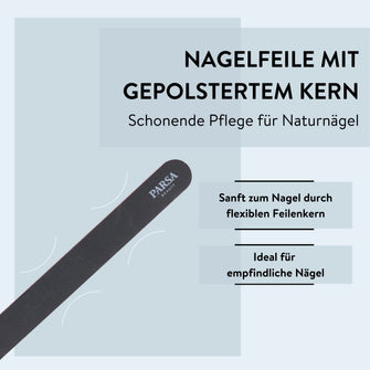 PARSA Beauty ESSENTIAL Nagelfeile gepolstert Maniküre Feile