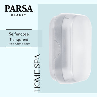 PARSA Beauty ESSENTIAL Seifendose Flair transparent Seifenbox
