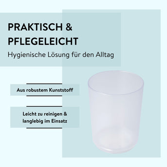PARSA Beauty ESSENTIAL Zahnputzbecher Flair Transparent