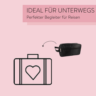PARSA Beauty ESSENTIAL Kulturtasche Herren Streifen Männer Tasche