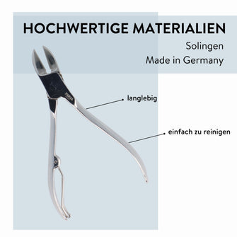 PARSA Beauty Professional Nagelzange Solingen, Kürzen für Hand- und Fußnägel