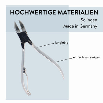 PARSA Beauty Professional Nagelzange Solingen, Kürzen für Hand- und Fußnägel