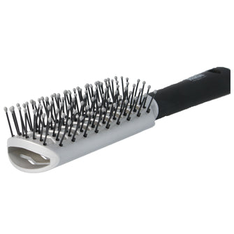 PARSA Beauty ESSENTIAL Trend-Line Luftschlitz Haarbürste silber