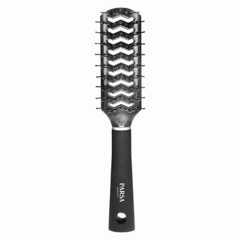 PARSA Beauty ESSENTIAL Trend-Line Luftschlitz Haarbürste schwarz