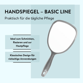 PARSA Beauty ESSENTIAL Handspiegel anthrazit Schminkspiegel