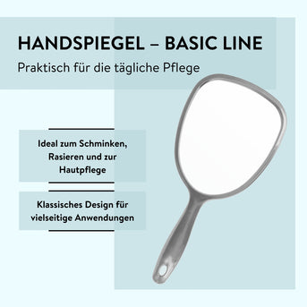 PARSA Beauty ESSENTIAL Handspiegel anthrazit Schminkspiegel
