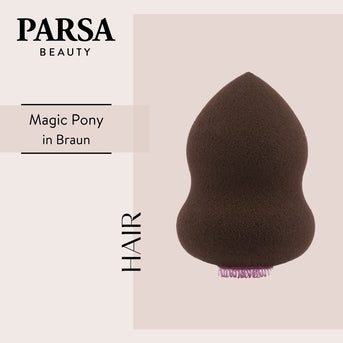 PARSA Beauty ESSENTIAL Magic Pony braun – Haarverdicker für voluminöse Stylings