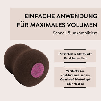 PARSA Beauty ESSENTIAL Magic Pony braun – Haarverdicker für voluminöse Stylings