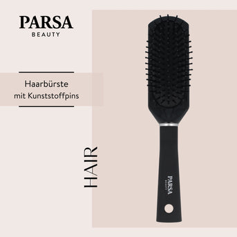 PARSA Beauty ESSENTIAL Trend-Line Haarbürste schmal schwarz KSTP