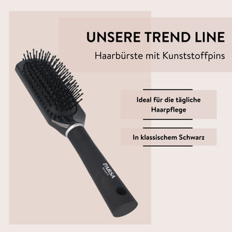 PARSA Beauty ESSENTIAL Trend-Line Haarbürste schmal schwarz KSTP