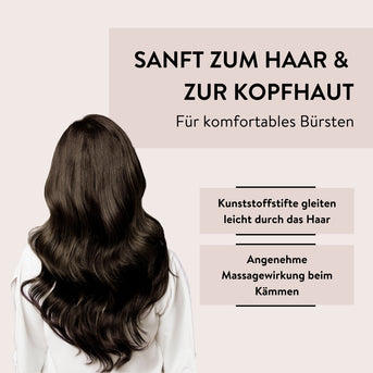 PARSA Beauty ESSENTIAL Trend-Line Haarbürste schmal schwarz KSTP