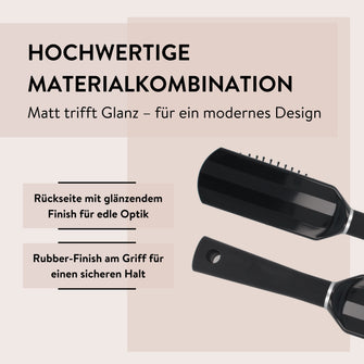 PARSA Beauty ESSENTIAL Trend-Line Haarbürste schmal schwarz KSTP